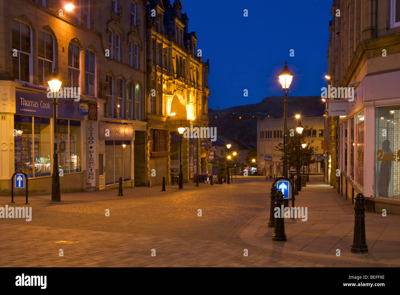 Halifax town centre, West Yorkshire, England UK Stock Photo Alamy