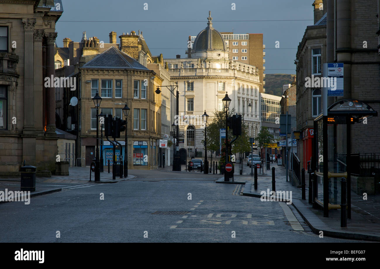Commercial Street, Halifax, West Yorkshire, England UK Stock Photo Alamy