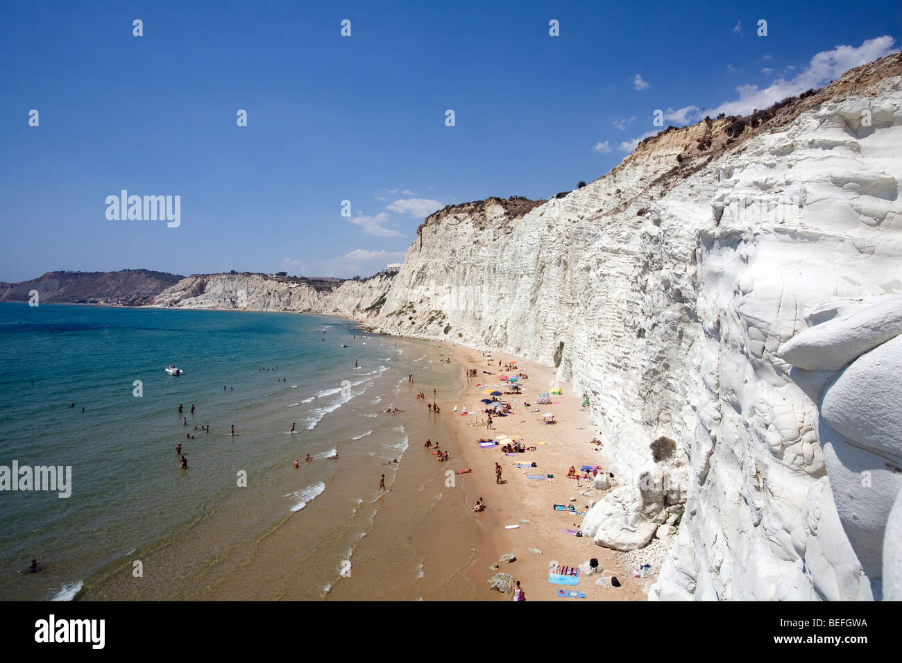 Scala dei Turchi, Sicily, Italy Stock Photo