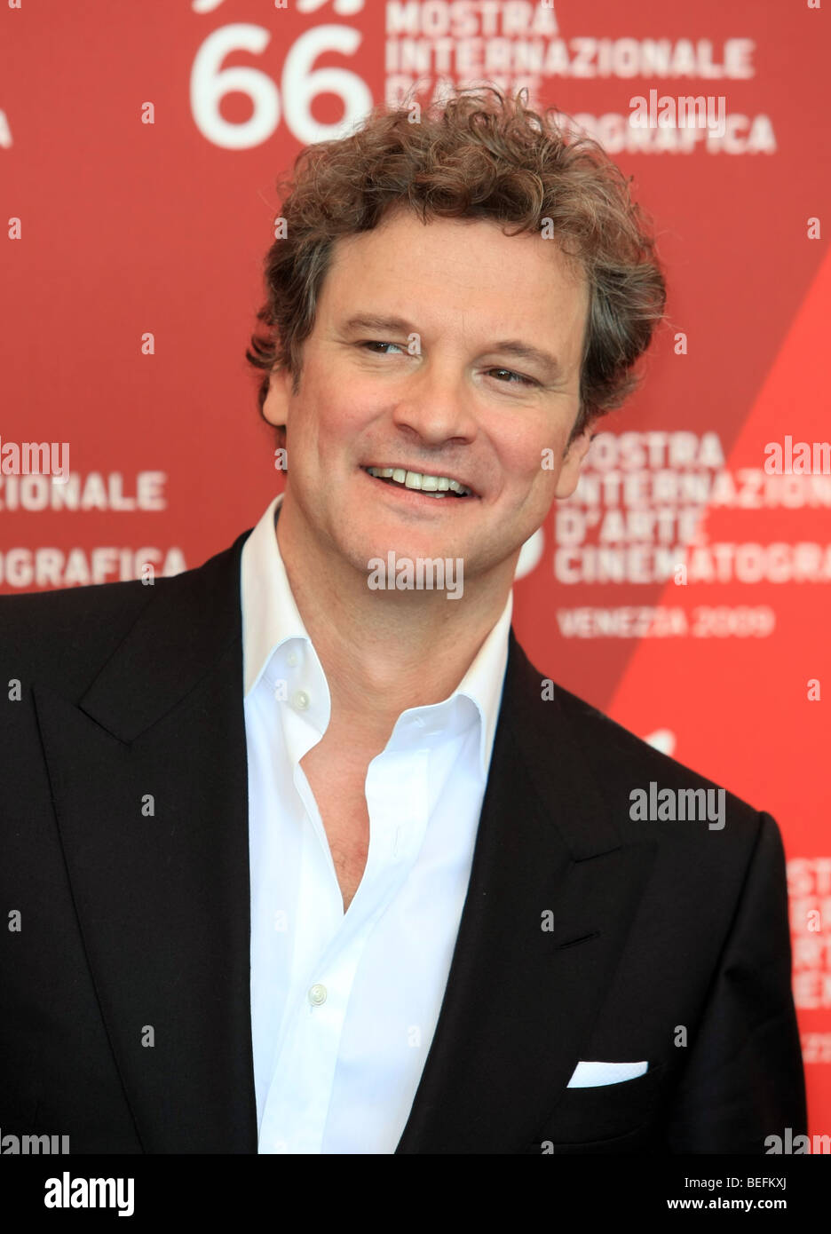 COLIN FIRTH A SINGLE MAN. PHOTOCALL. 66TH VENICE FILM FESTIVAL VENICE ...