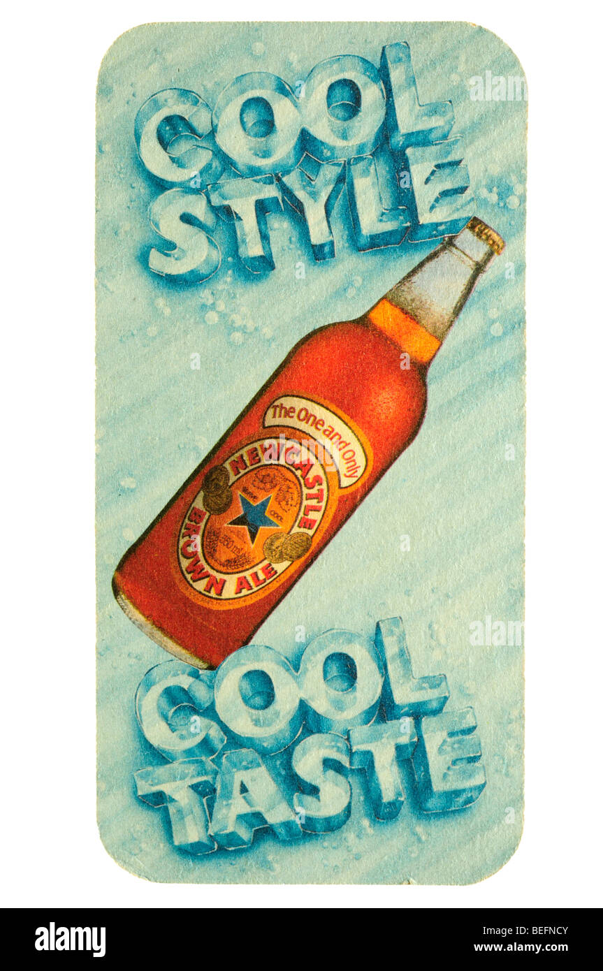 cool style cool taste newcastle brown ale Stock Photo