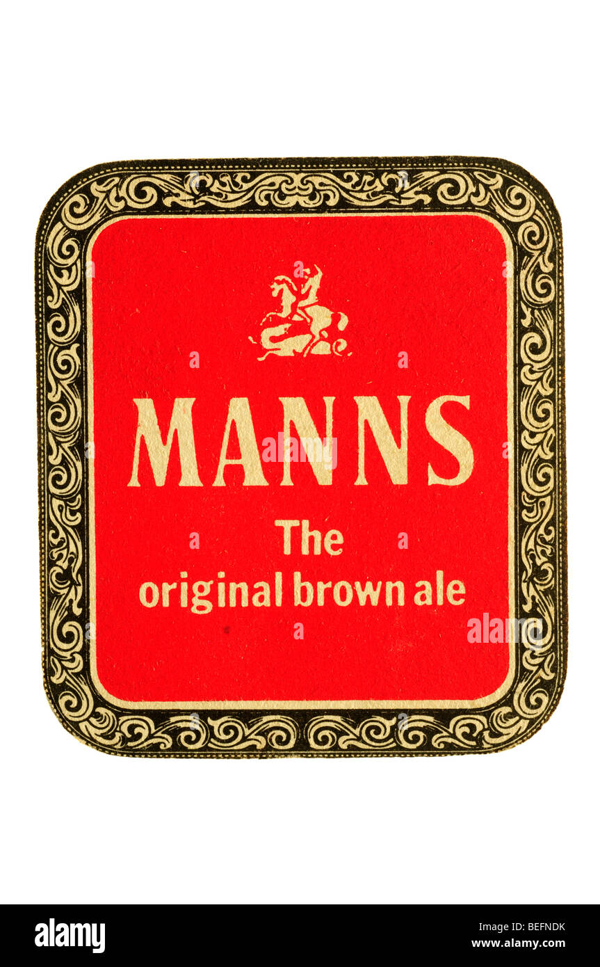 manns the original brown ale Stock Photo Alamy