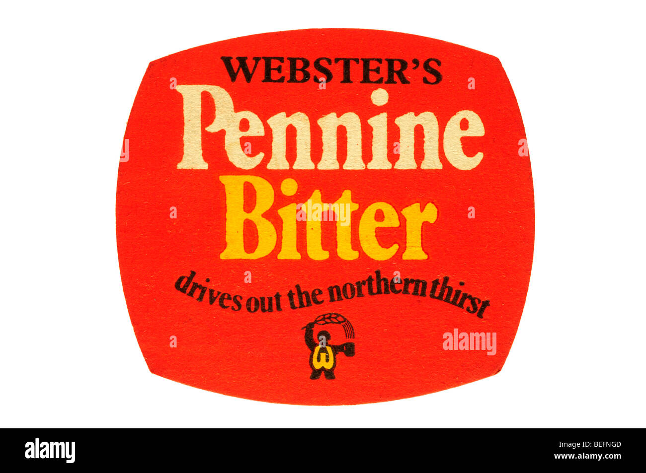 websters pennine bitter drives out the northern thirst Stock Photo