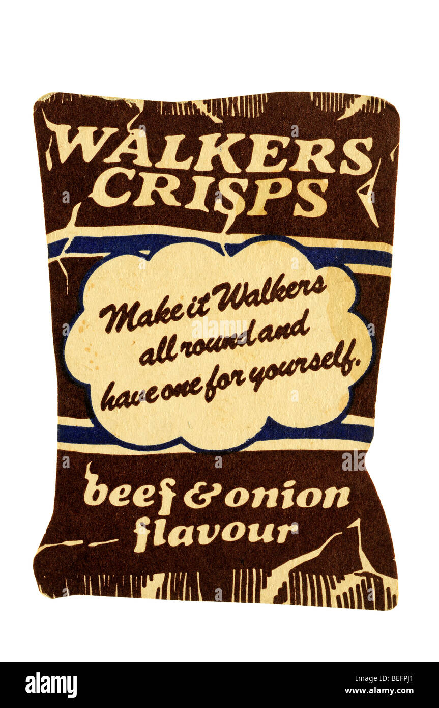 Walkers beef and onion crisps Cut Out Stock Images & Pictures Alamy