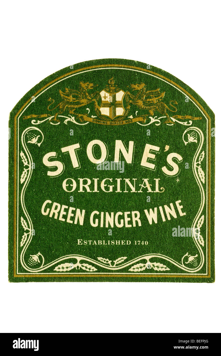 stones original green ginger wine established 1740 Stock Photo