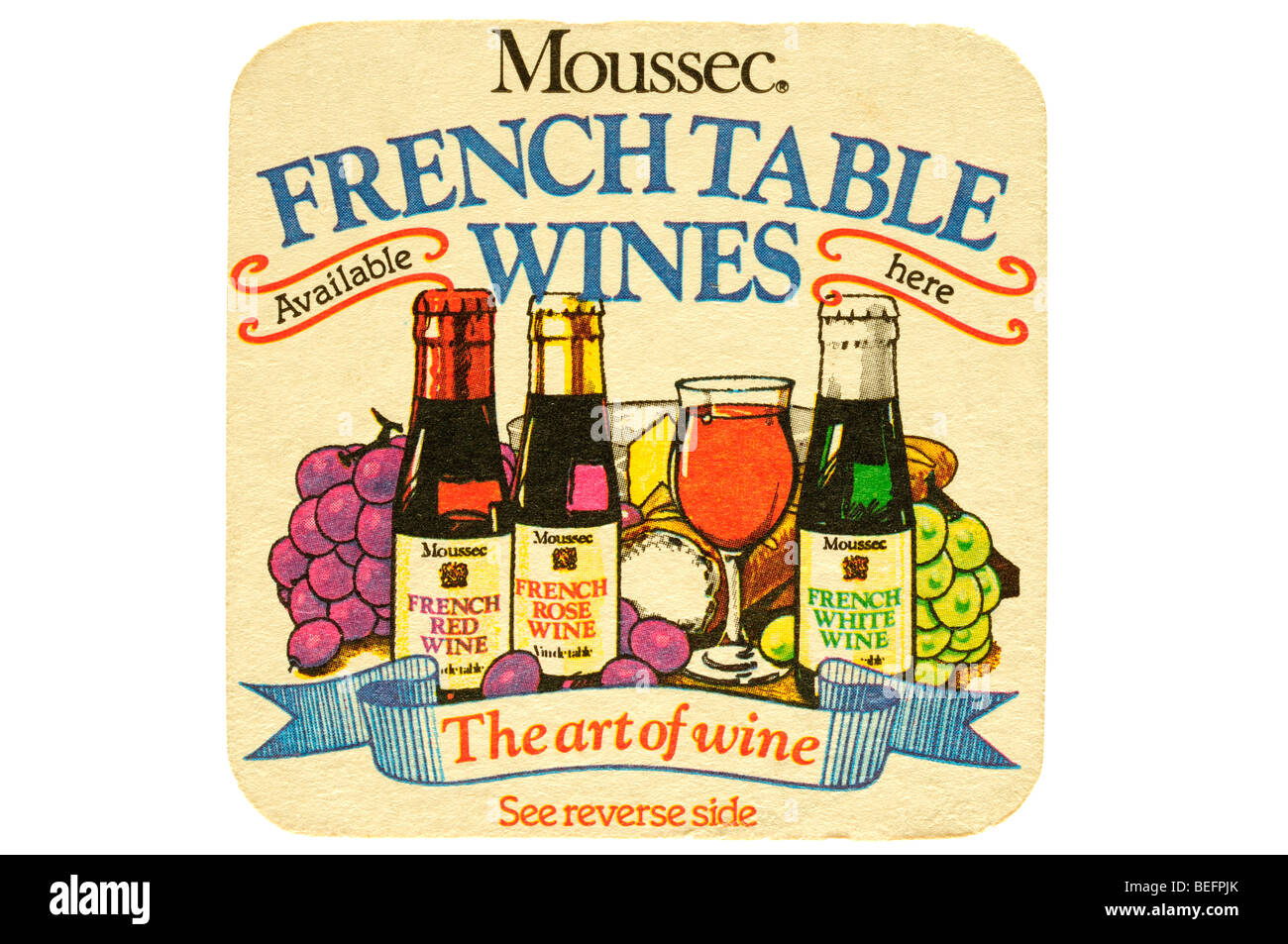 moussec french table wines available here the art of wine Stock Photo