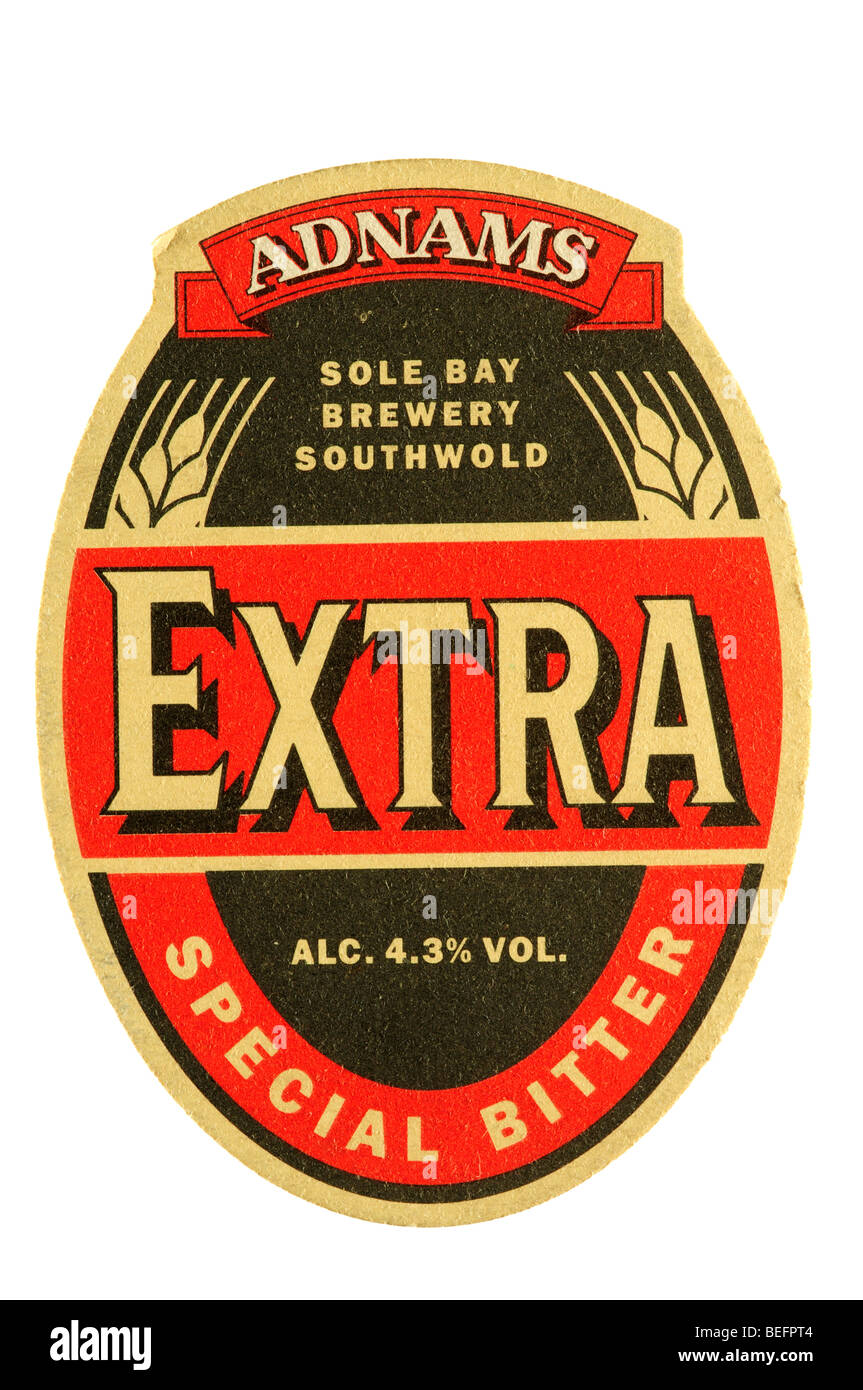 adnams sole bay brewery southwold extra special bitter alc 4.3% vol Stock Photo