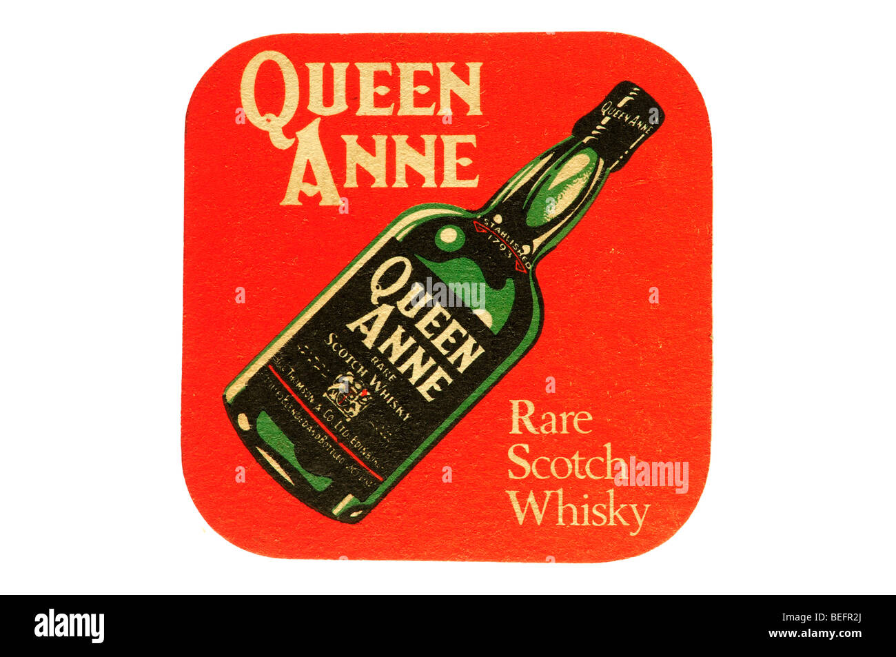 queen anne rare scotch whisky Stock Photo - Alamy