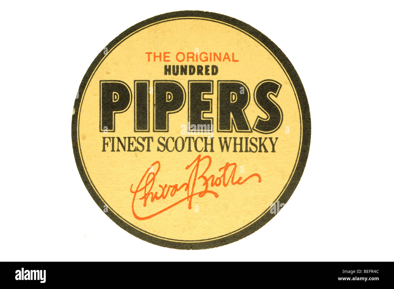 the original hundred pipers finest scotch whisky Stock Photo - Alamy