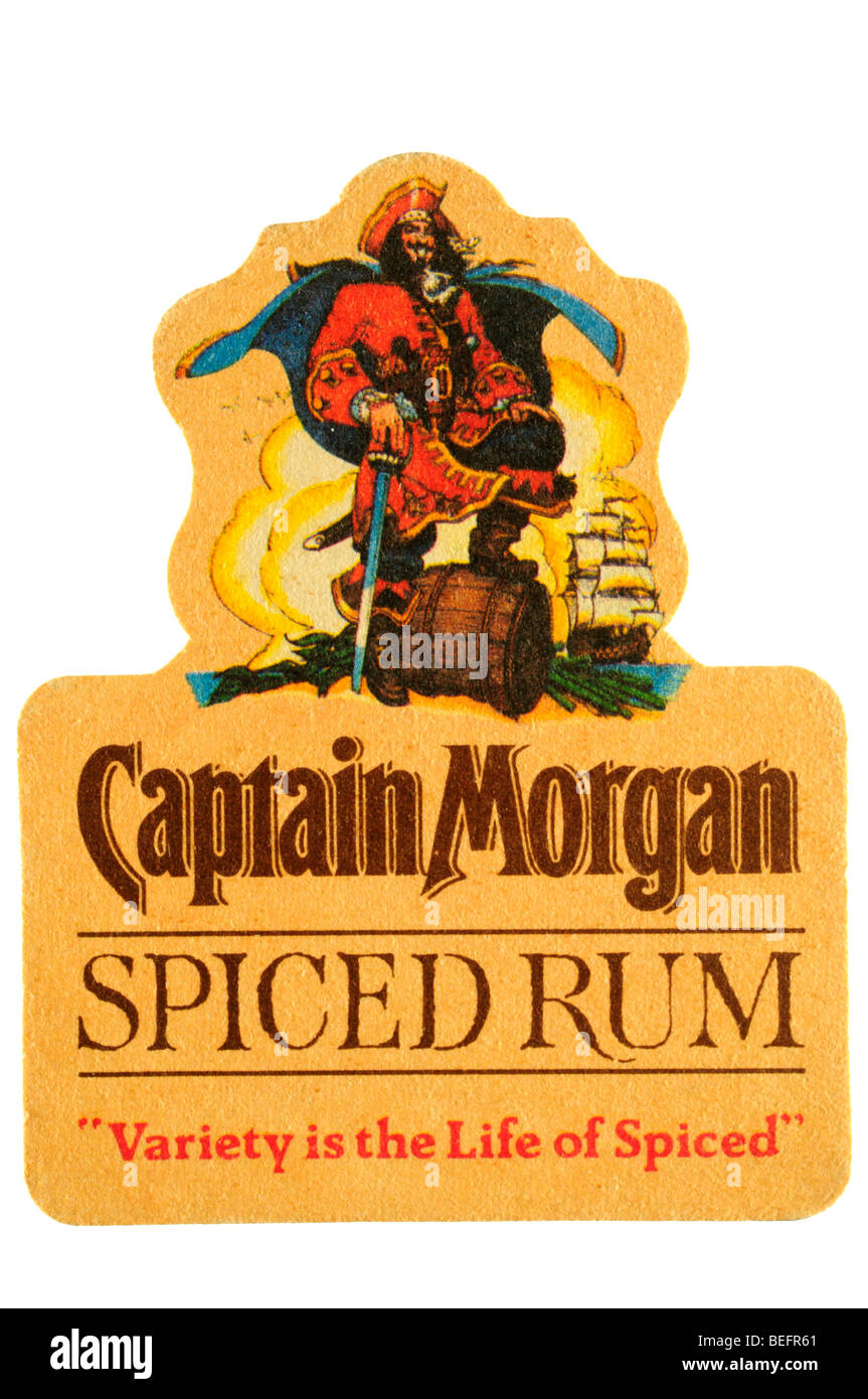 captain morgan label