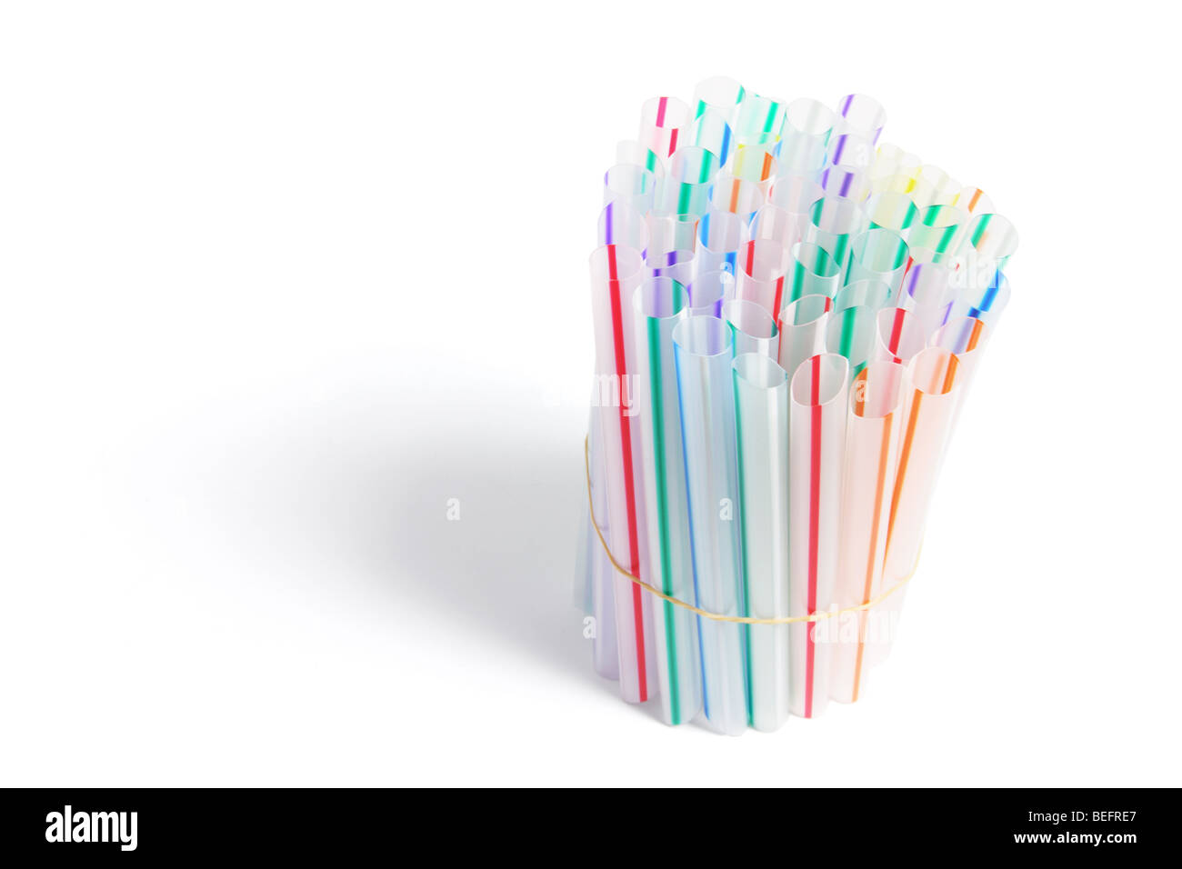 Bundle of Drinking Straws Stock Photo Alamy