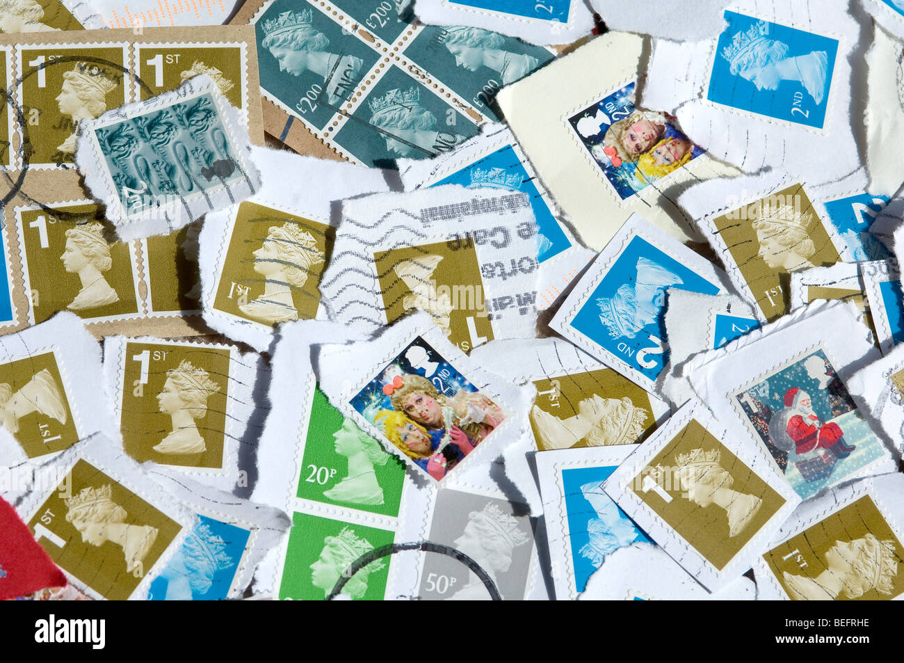 Franked postage stamps hi-res stock photography and images - Alamy