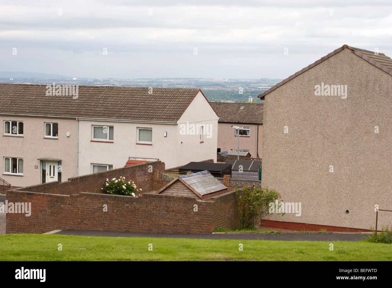 View of Meikle Earnock, Hamilton, Scotland, UK Stock Photo