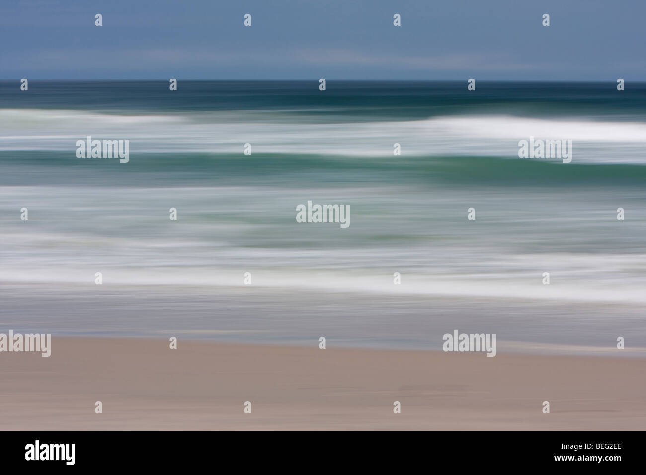 Atlantic Ocean Breakers Abstract, Outer Banks, North Carolina. Gentle