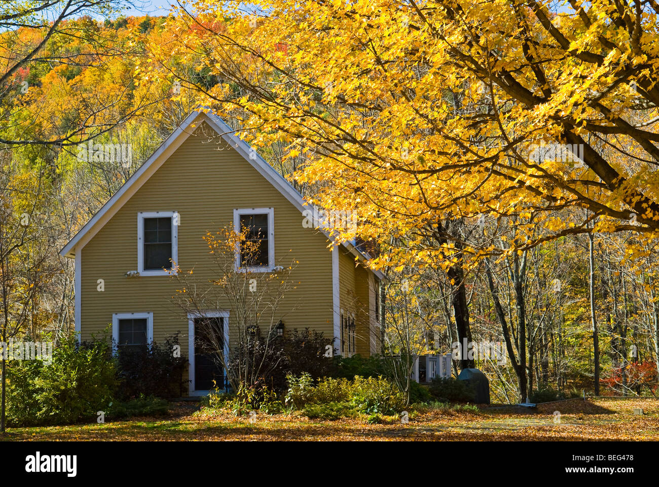 House Town of Warren Vermont Stock Photo Alamy