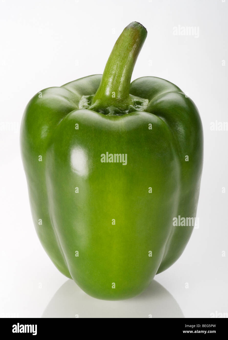 Green bell pepper Stock Photo Alamy