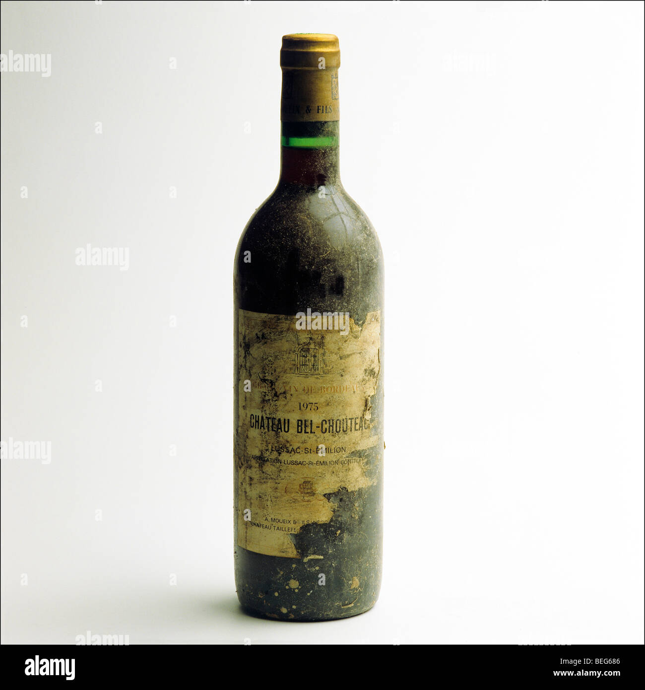 Wine bottle with damaged label hires stock photography and images Alamy