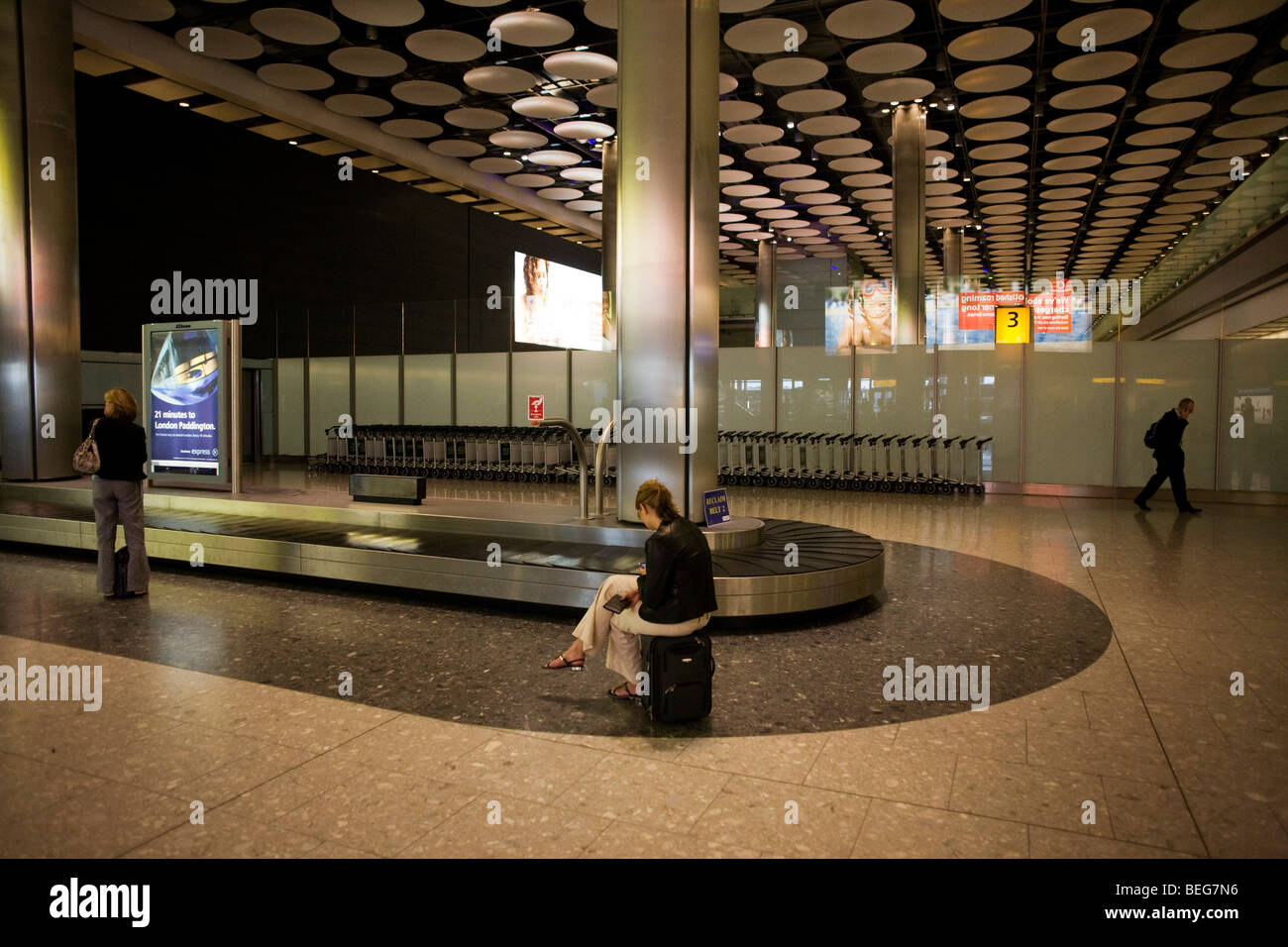 London Heathrow Airport Baggage High Resolution Stock Photography and