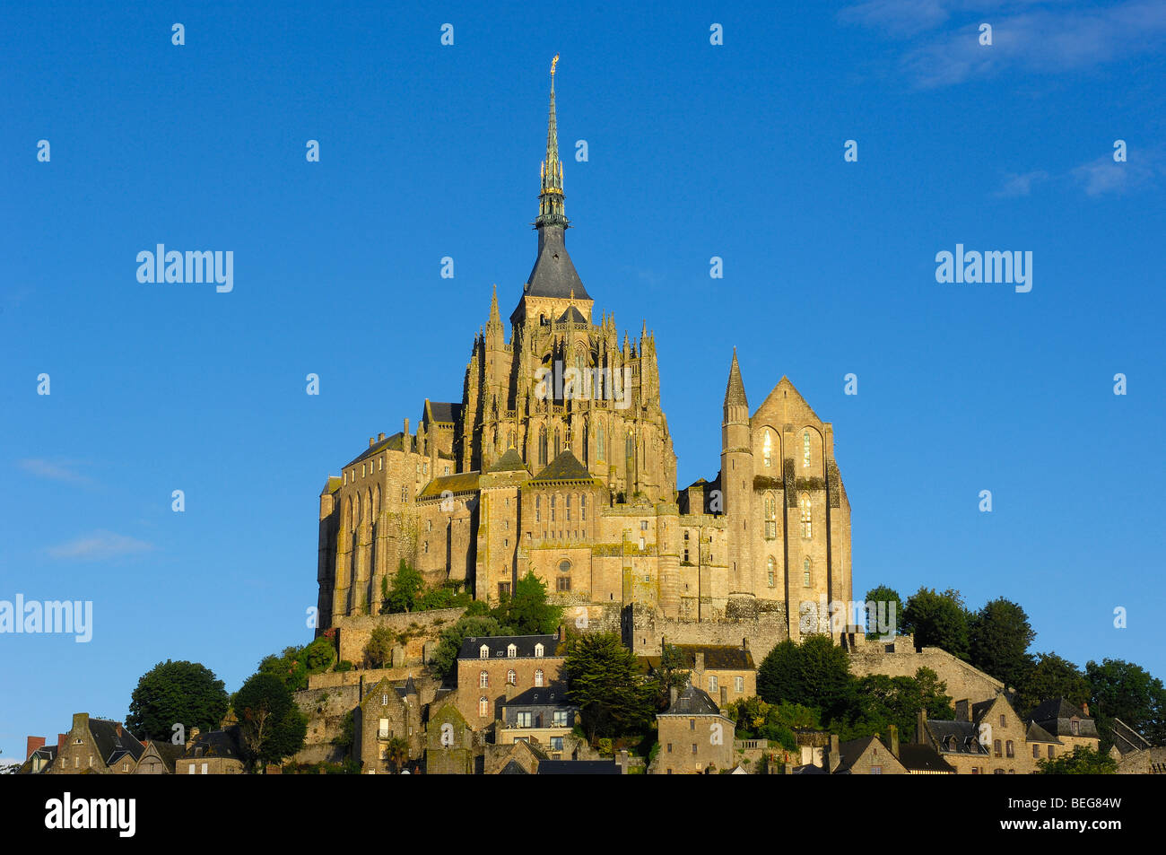 MontSaintMichel (Benedictine abbey). Normandy. France Stock Photo Alamy