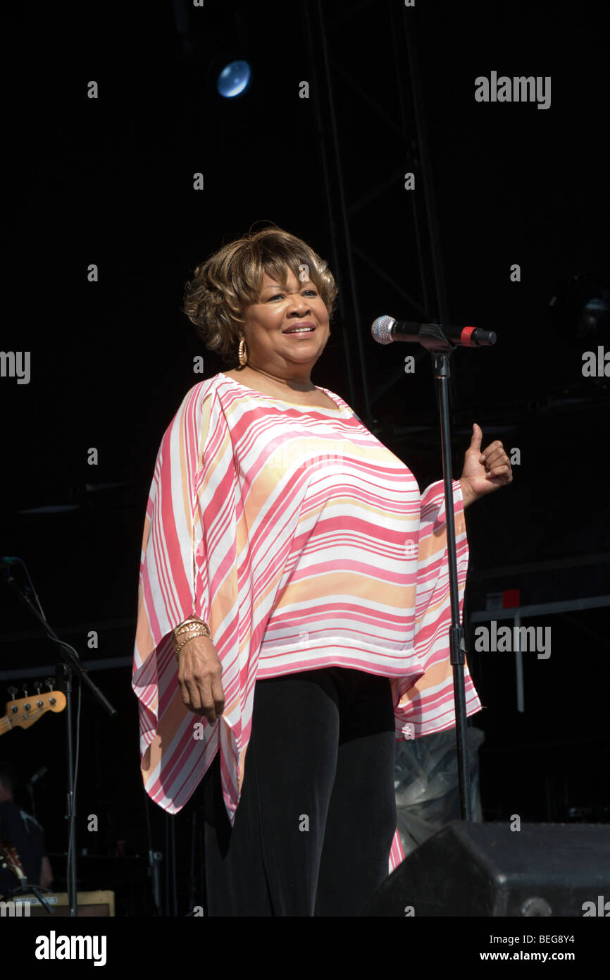 Mavis Staples performing at the world music festival Womad in England
