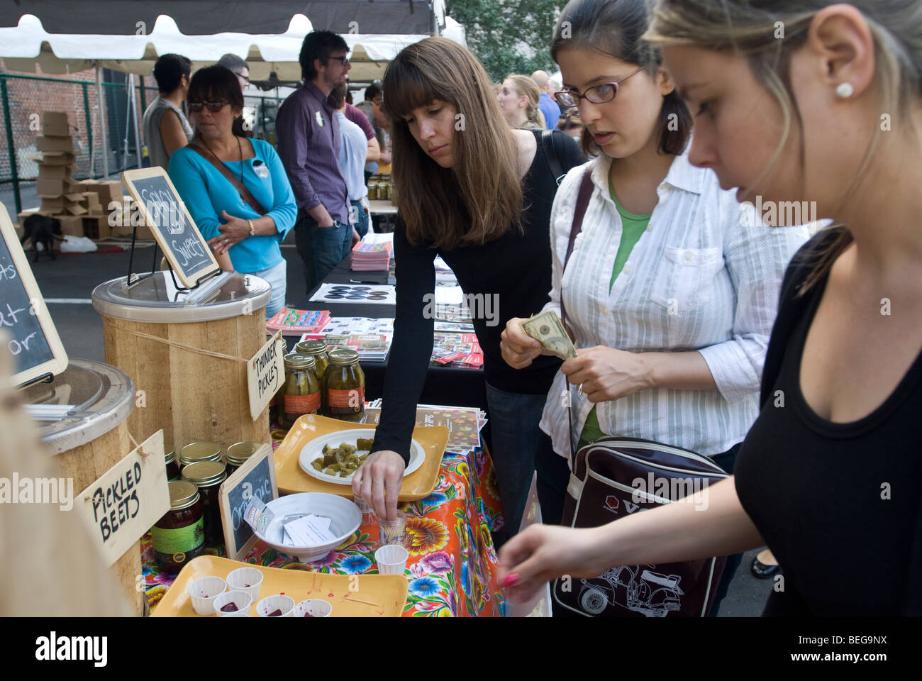Pickle lovers flock to the Lower East Side in New York on International