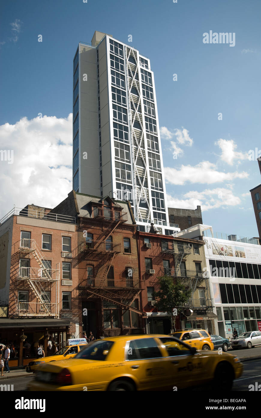 High rise condo on East Fourth St. in the East Village in New York