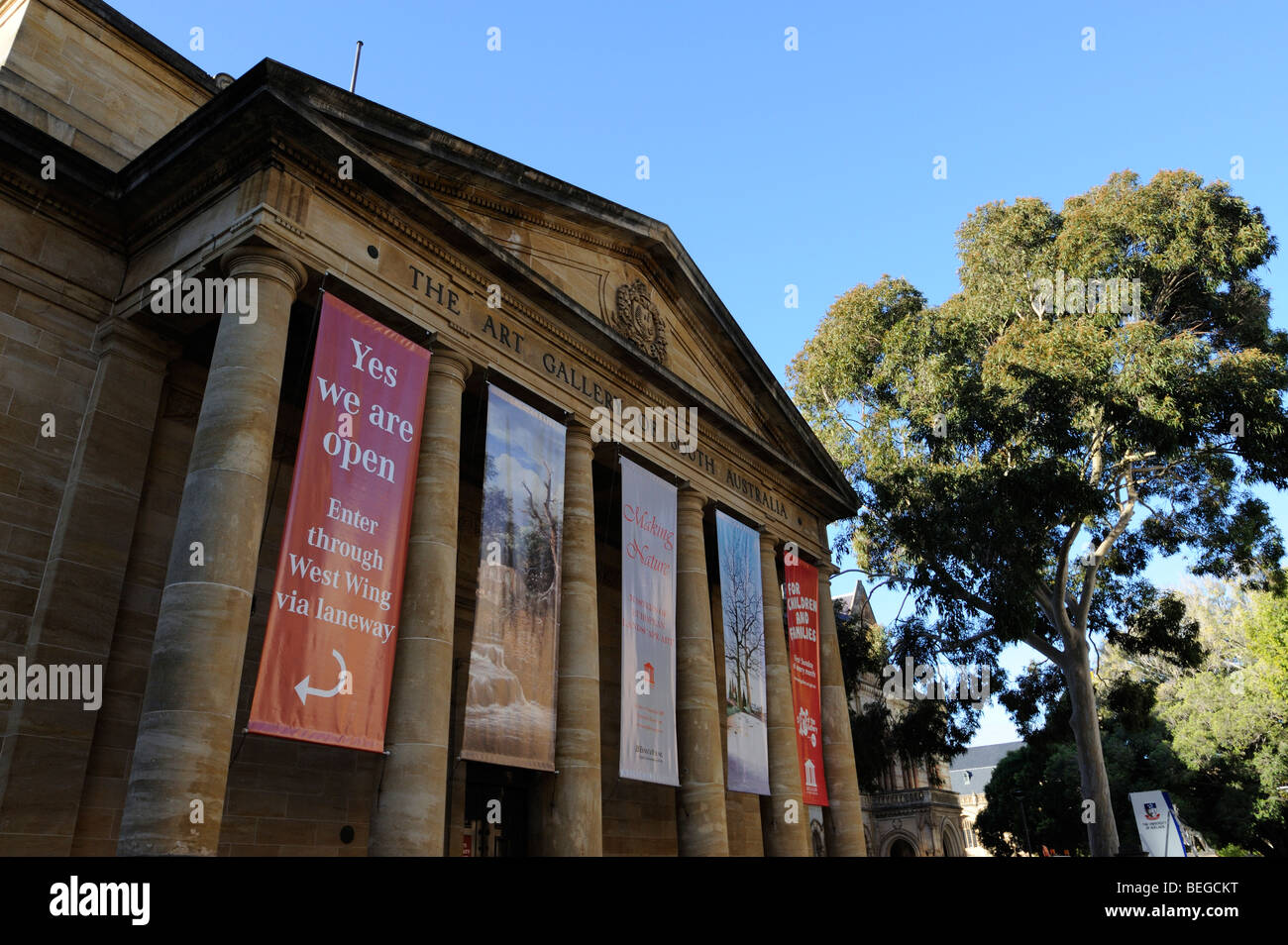 Adelaide Art Gallery building Stock Photo Alamy