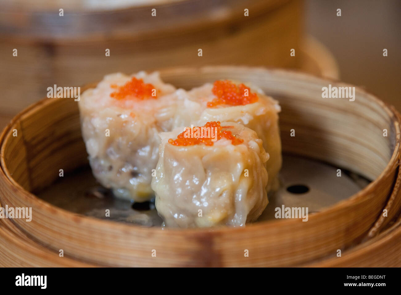 Steamed dumplings from a dim sum menu in a restaurant in Shanghai China Stock Photo Alamy