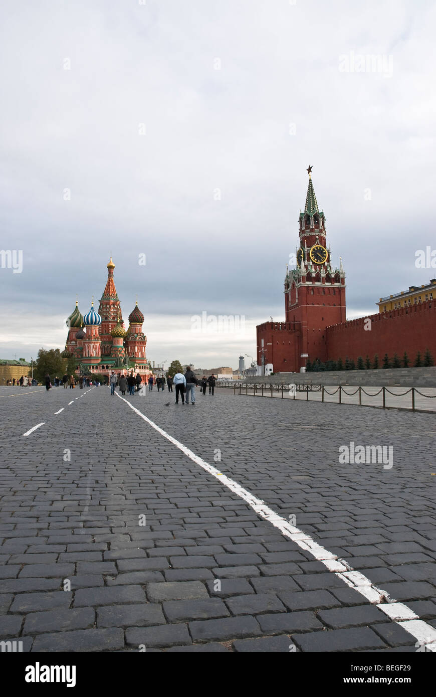 Moscow Red Square Stock Photo