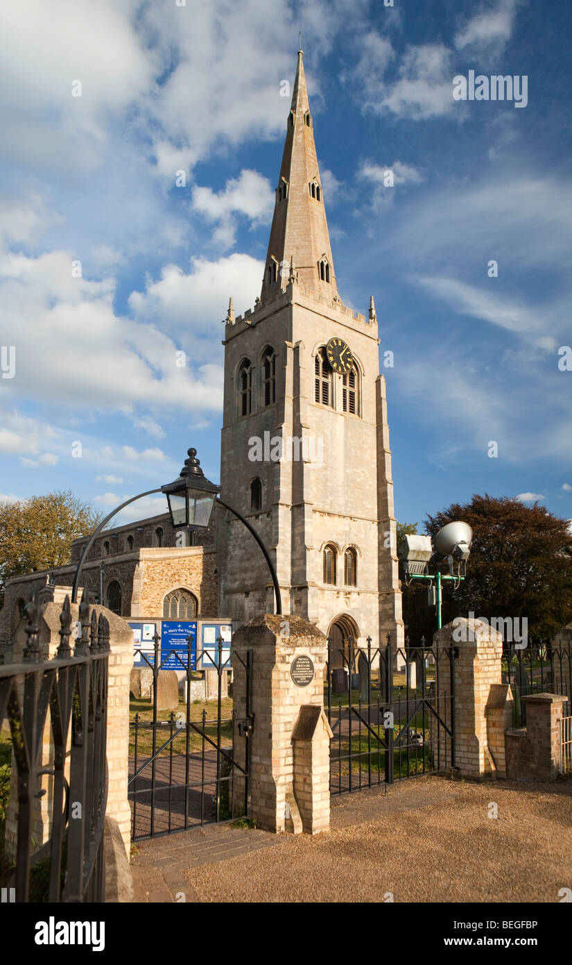 England, Cambridgeshire, Godmanchester, Parish Church of St Mary the Virgin Stock Photo
