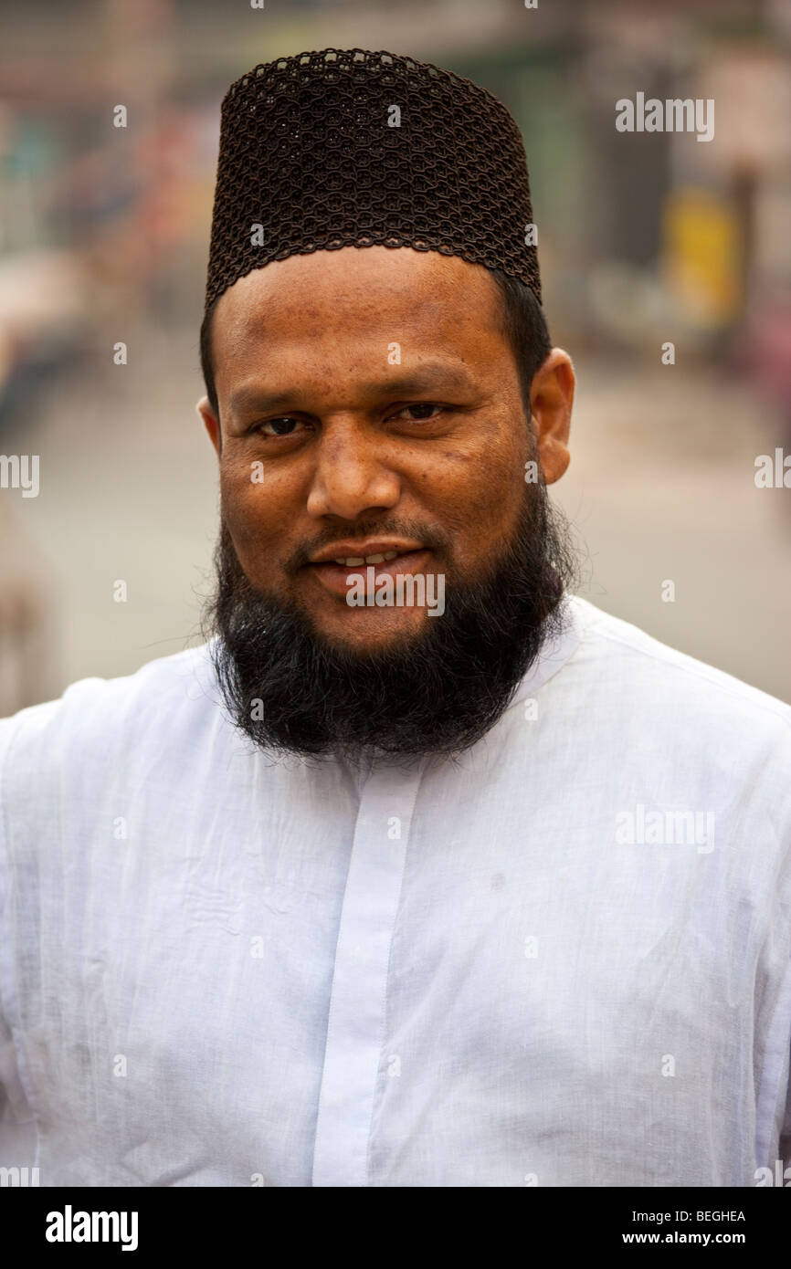 Muslim man in Dhaka Bangladesh Stock Photo