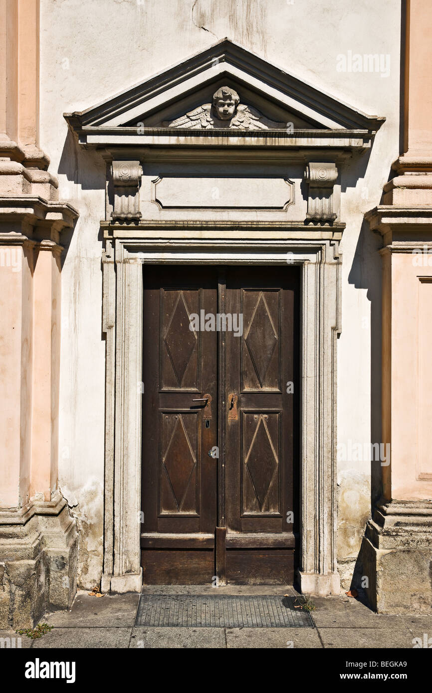 Seminarkirche church door, Linz, Austria Stock Photo - Alamy
