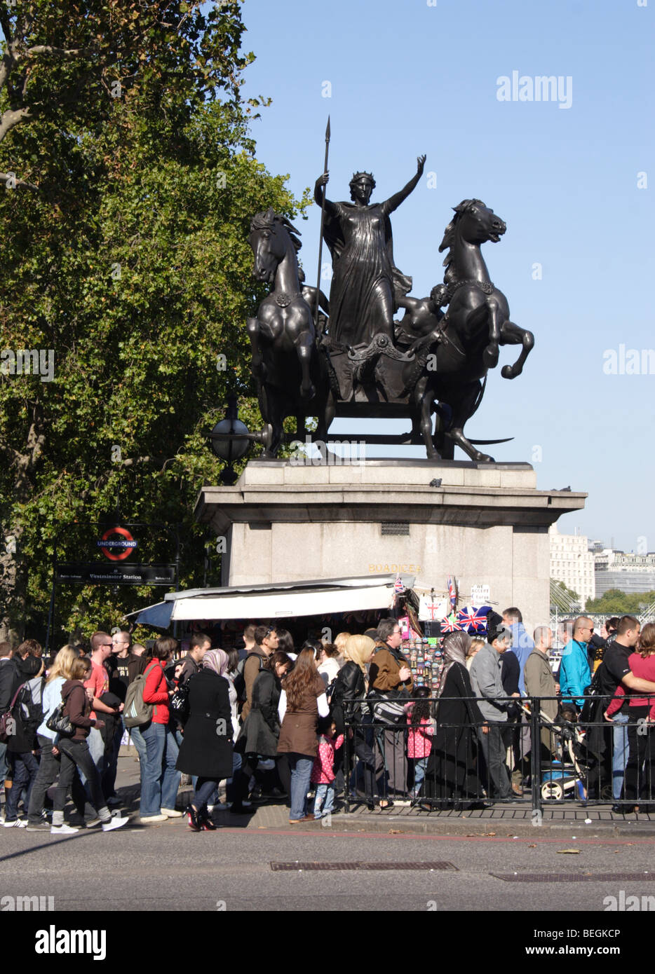 Statue boudicca westminster bridge london hires stock photography and