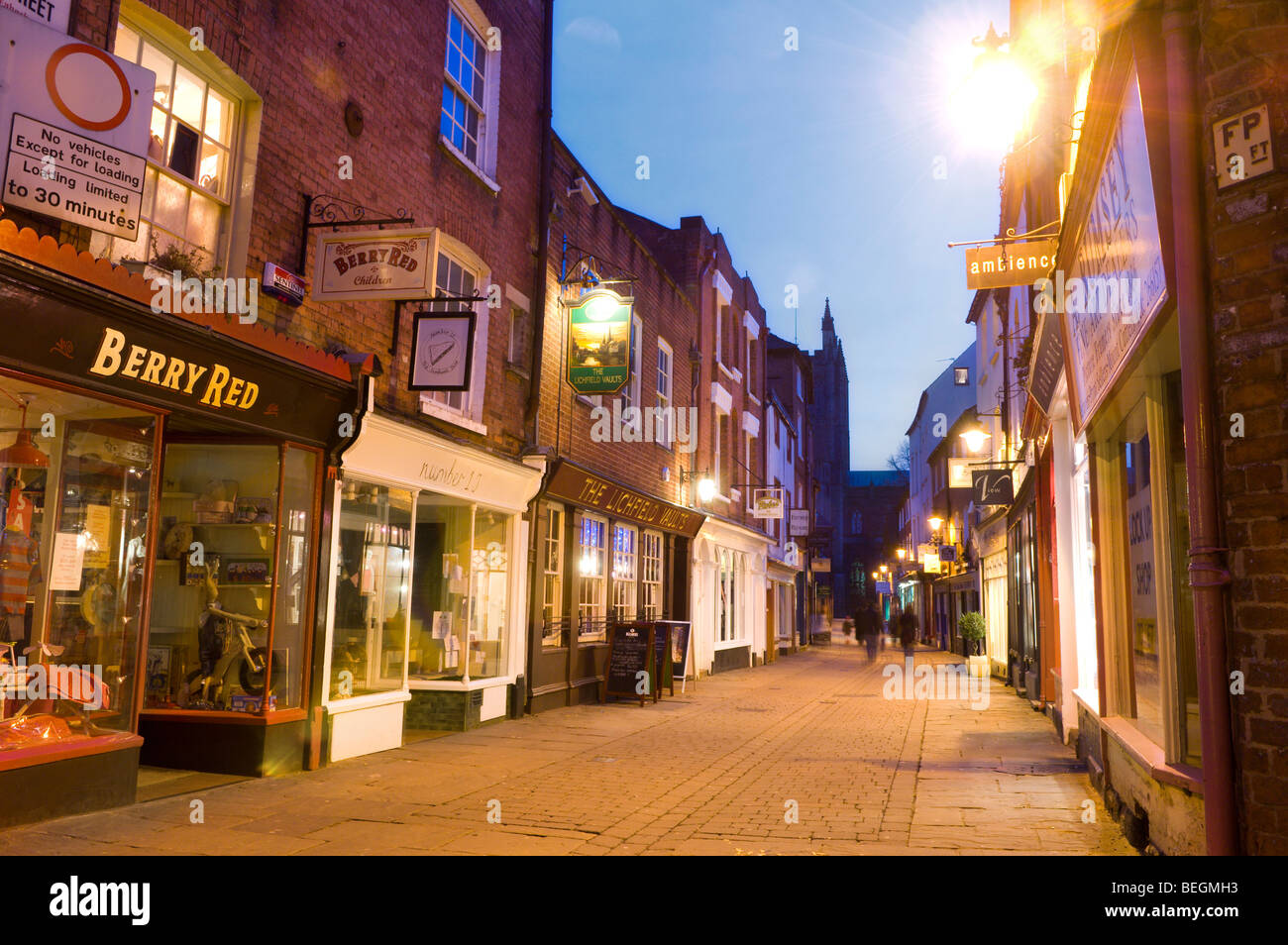 Church Street, Hereford, Herefordshire, England, United Kingdom Stock