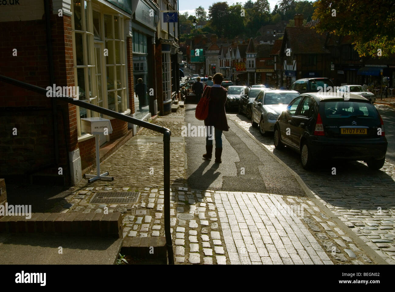 shopping in haslemere Stock Photo