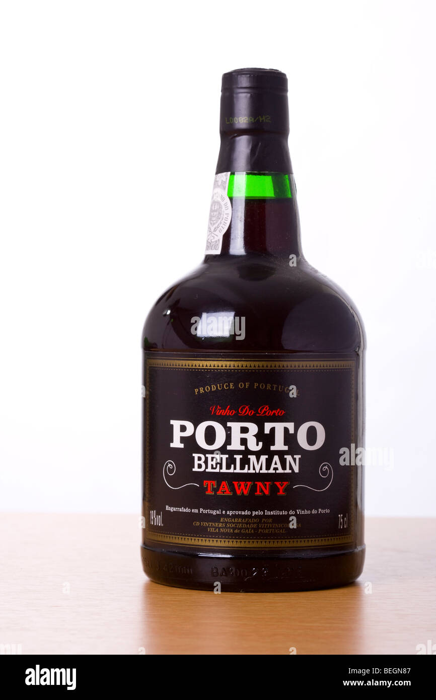 Bottle of Porto Bellman Port Stock Photo