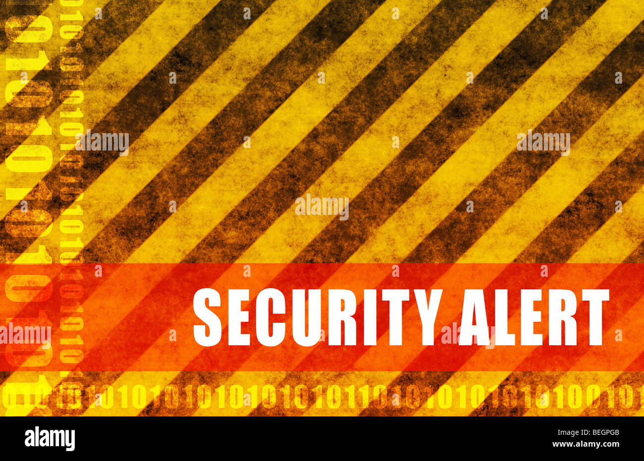 Security Alert Warning Message as a Background Stock Photo Alamy