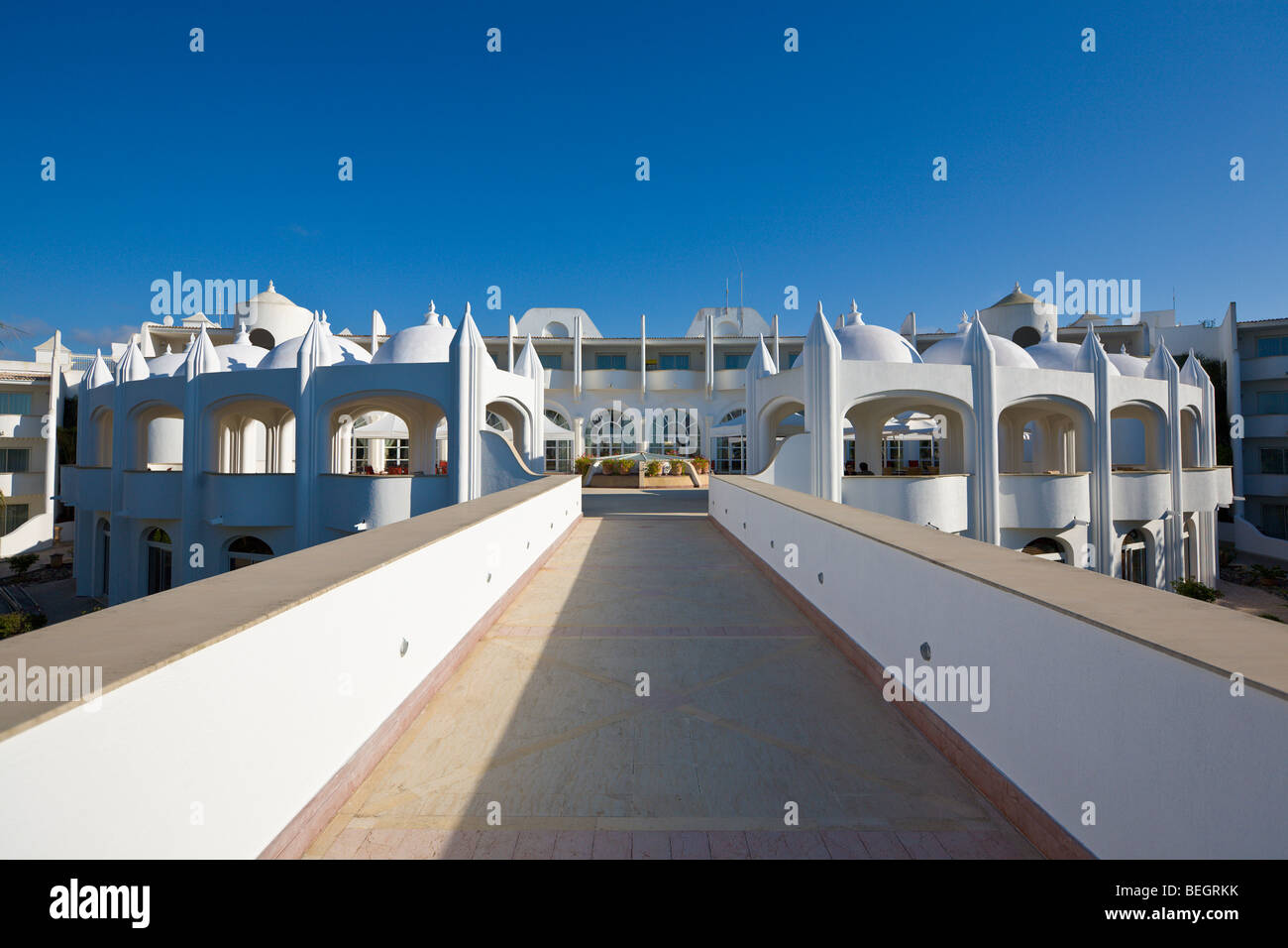 Exterior of L amphitrite Palace Resort Hotel Skhirat Rabat Morocco Stock Photo