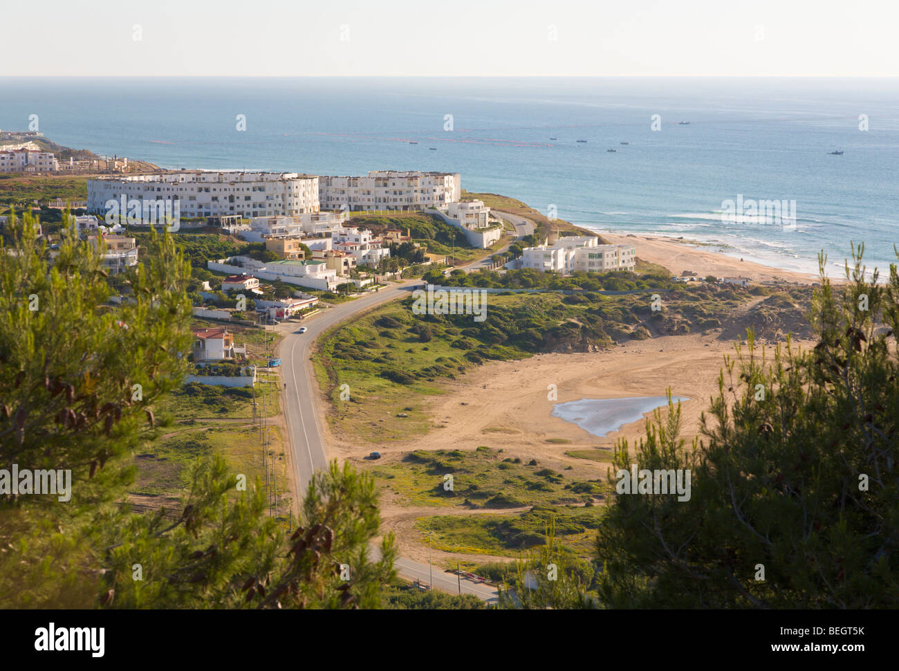 Holiday Apartment Complex Tangier Morocco Stock Photo Alamy