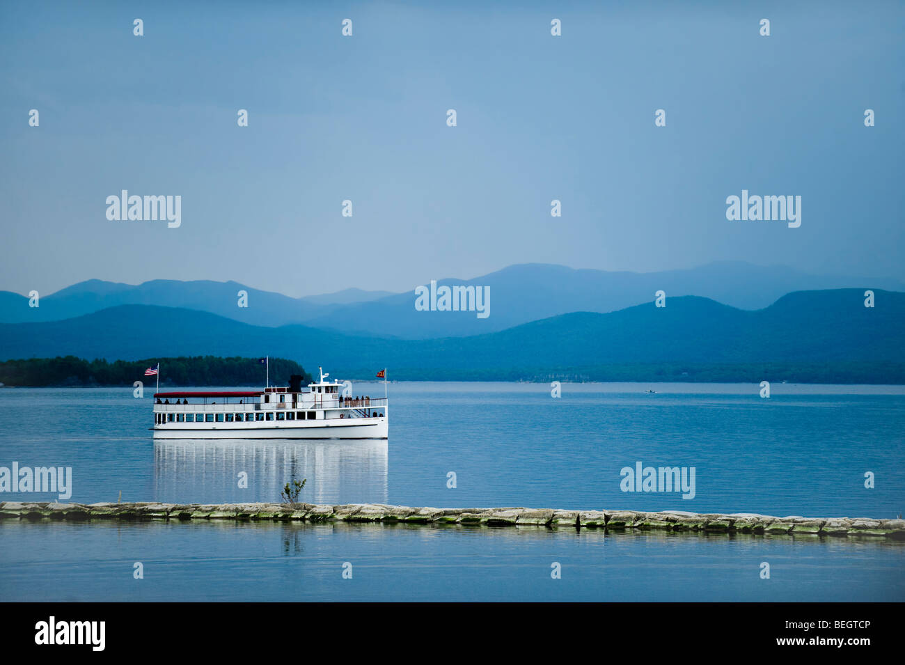 Lake Champlain Ferry, Burlington, Vermont Stock Photo Alamy
