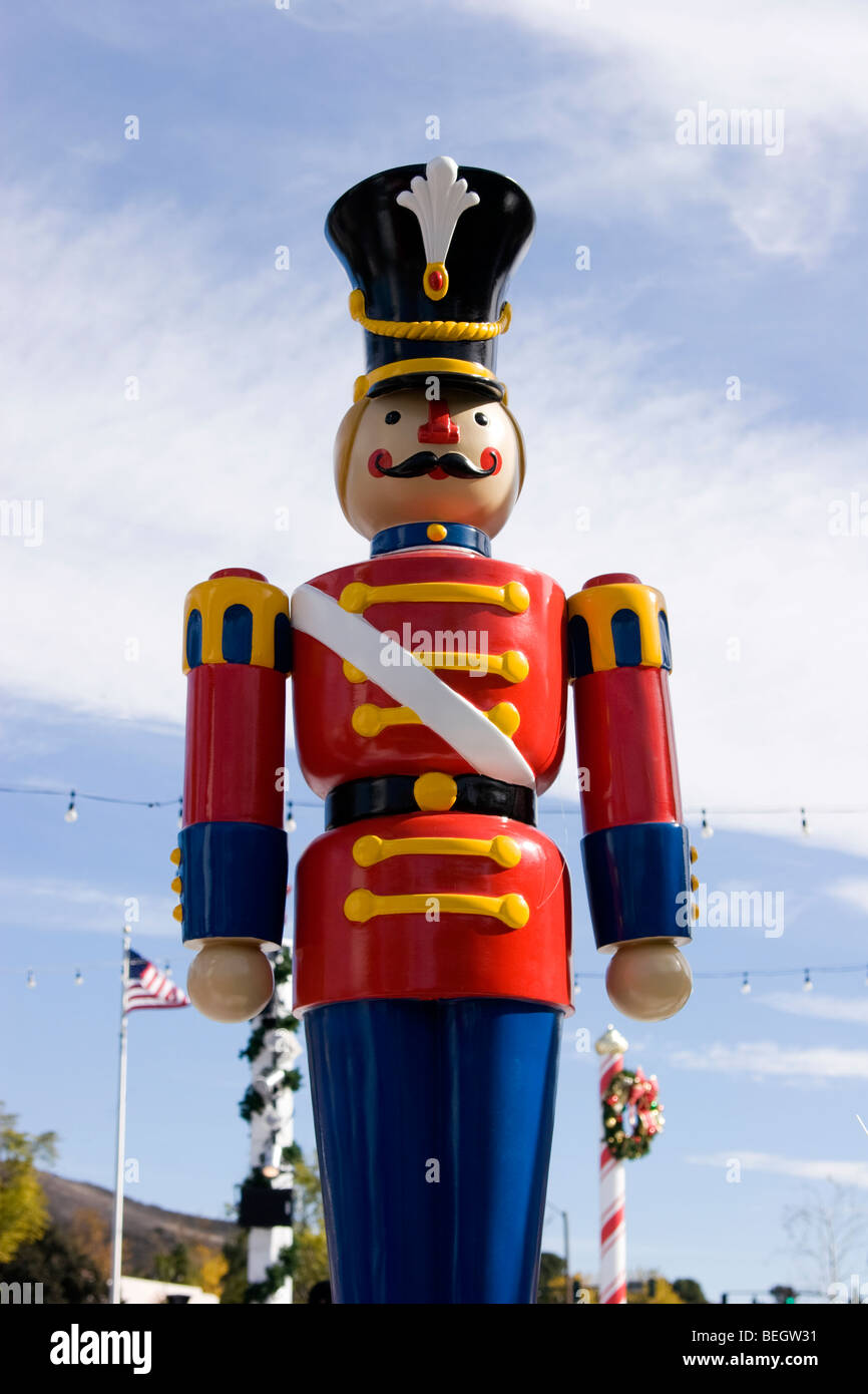Giant Christmas nutcracker Stock Photo Alamy