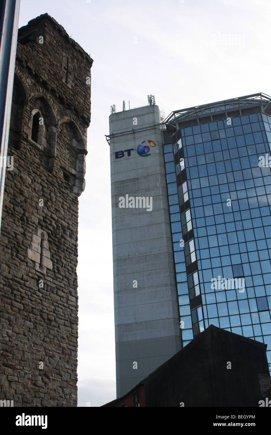 The BT building in Swansea Stock Photo - Alamy
