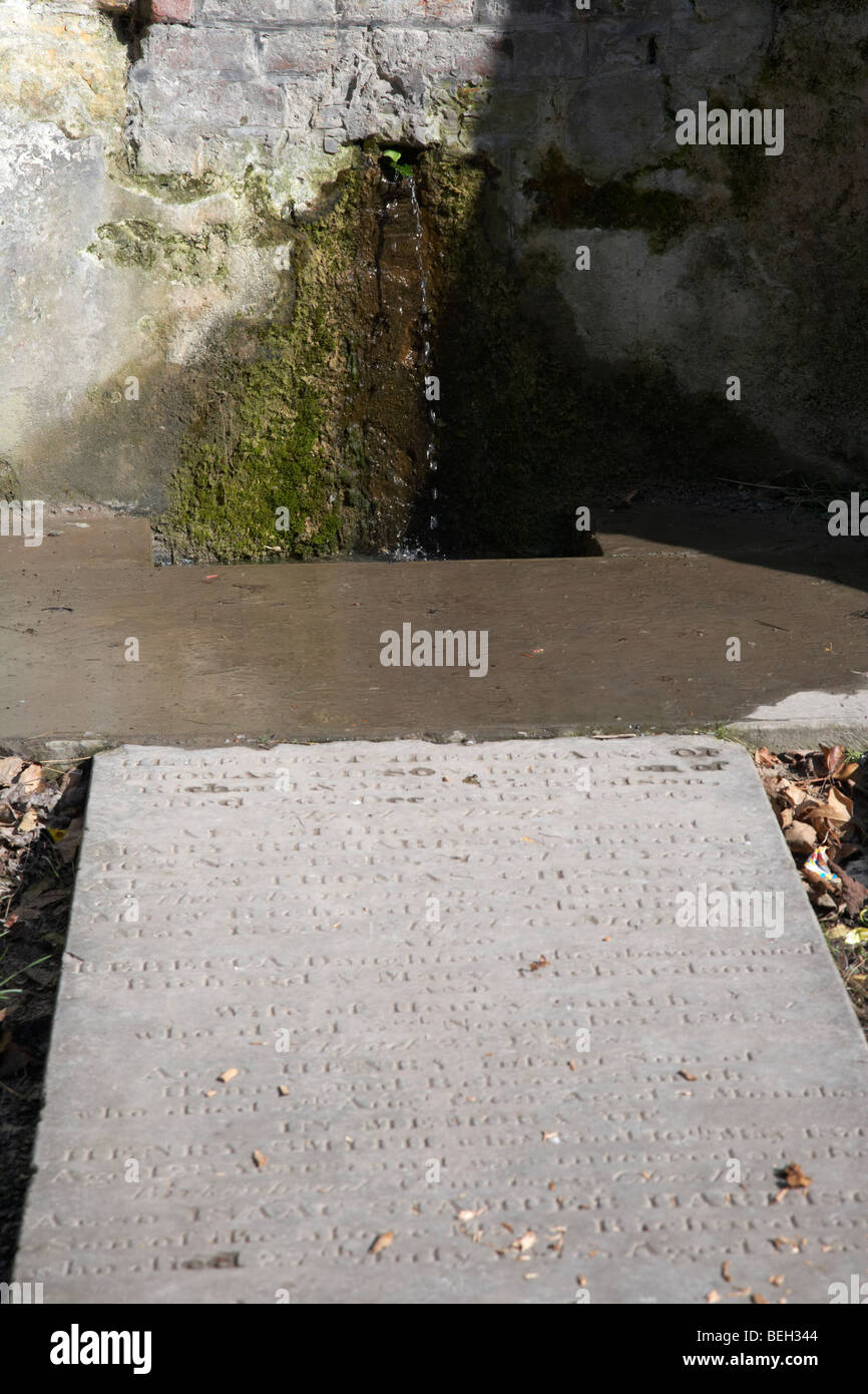 Liverpools last surviving running spring well in the grounds of st ...