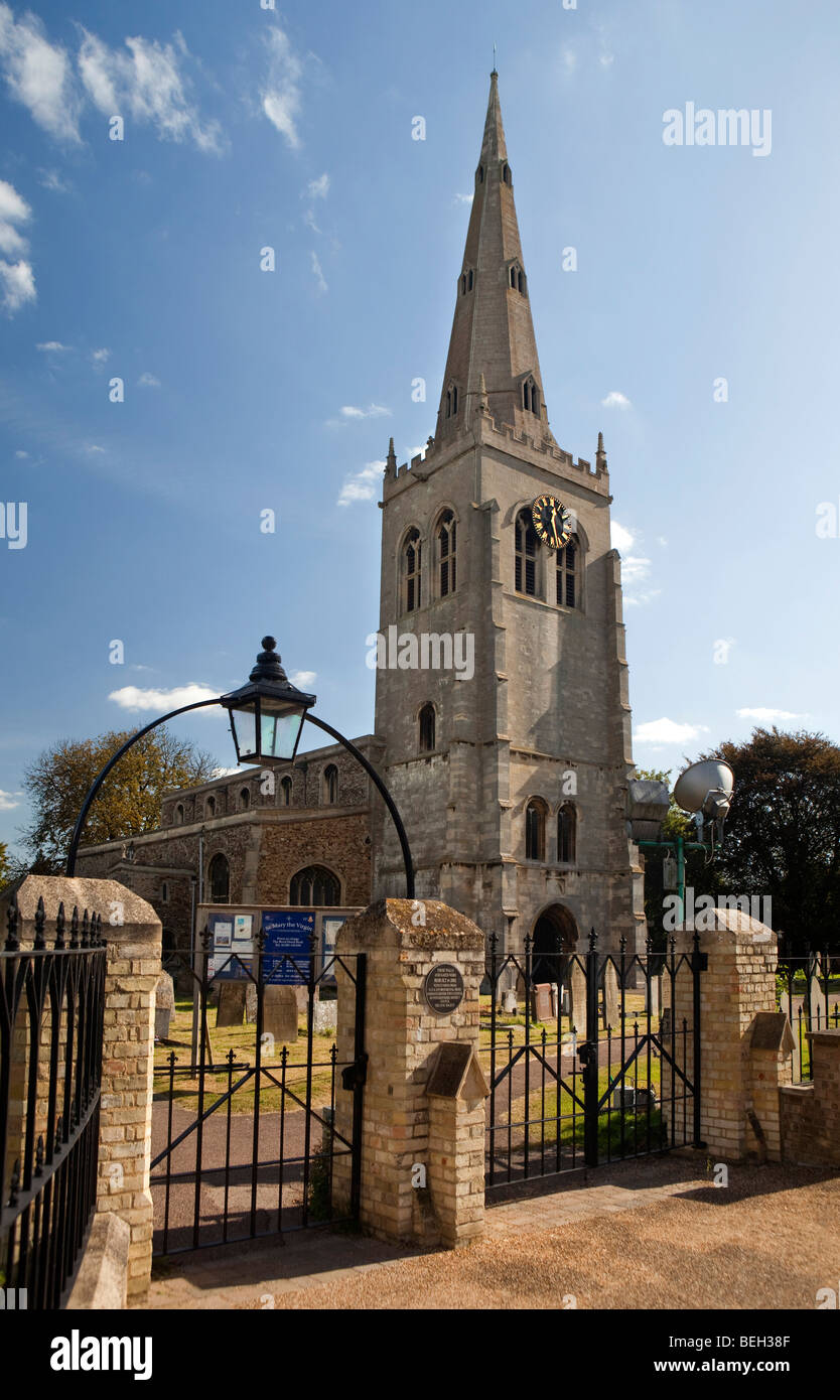 England, Cambridgeshire, Godmanchester, Parish Church of St Mary the Virgin Stock Photo