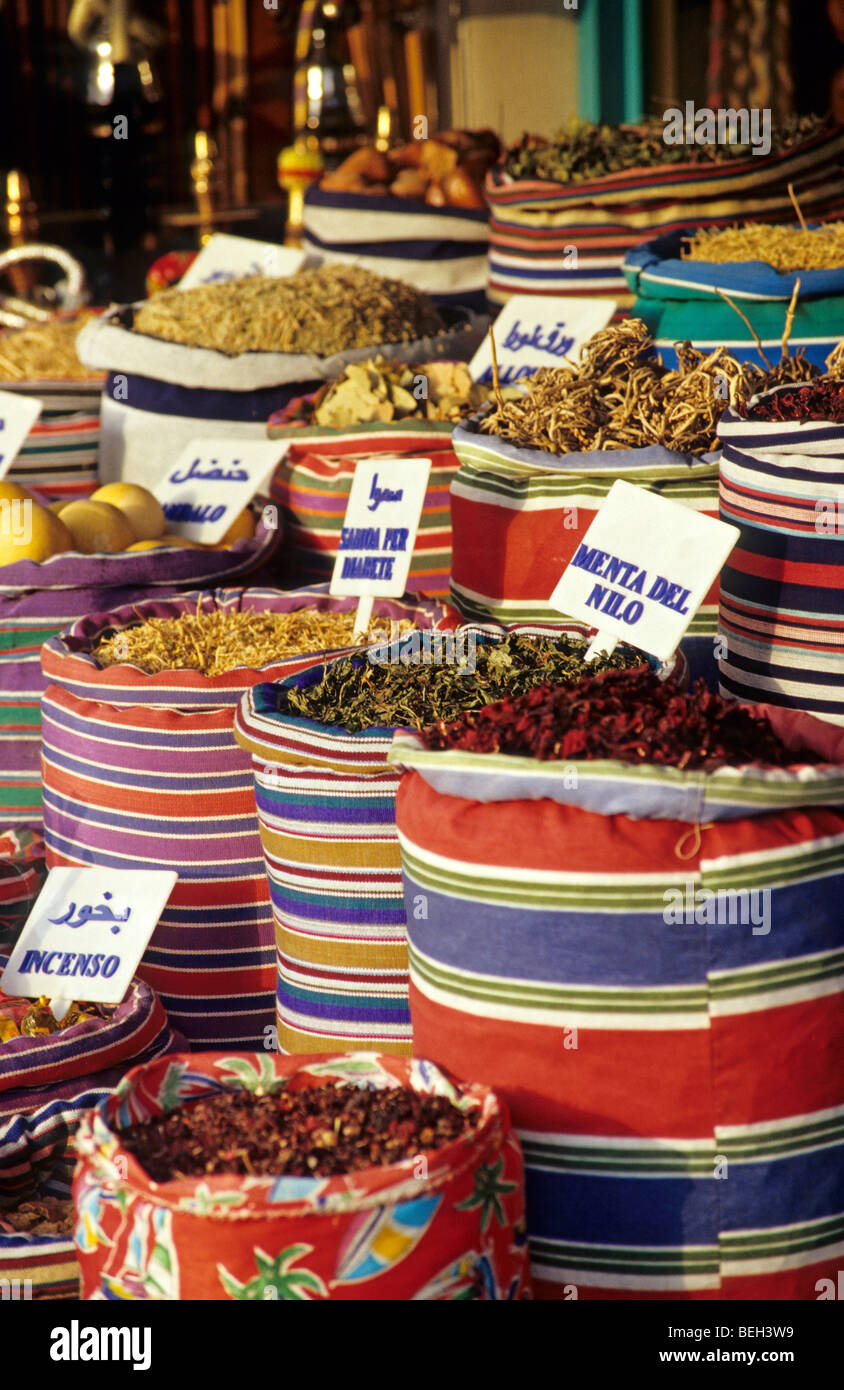Spice Market in Sinai, Sinai, Red Sea, Egypt Stock Photo - Alamy