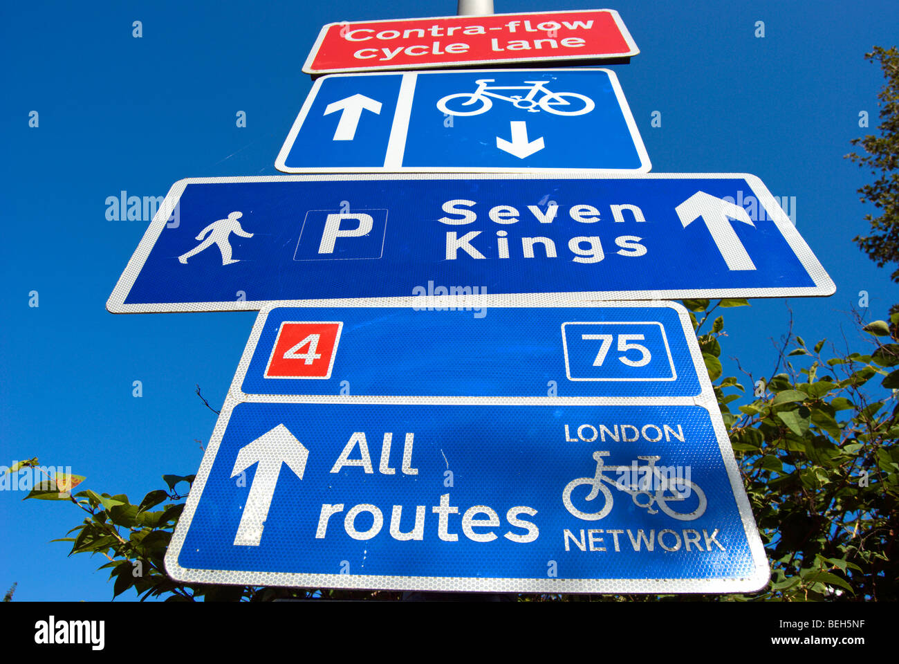 contraflow pedal cycle lane