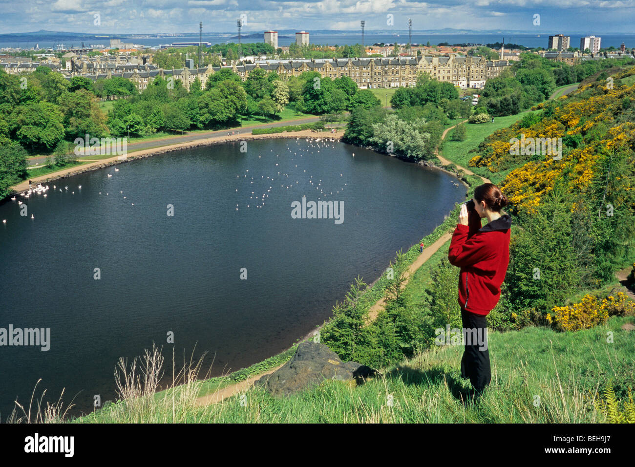 St Margaret's Loch, Holyrood Park, Edinburgh Stock Photo 26196303 Alamy
