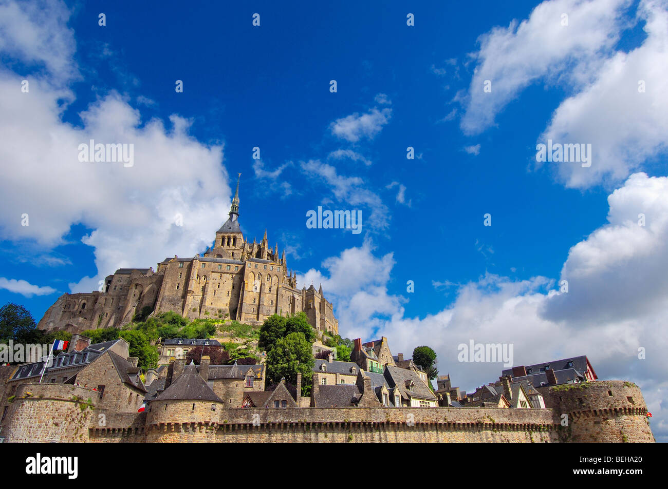 MontSaintMichel (Benedictine abbey). Normandy. France Stock Photo Alamy