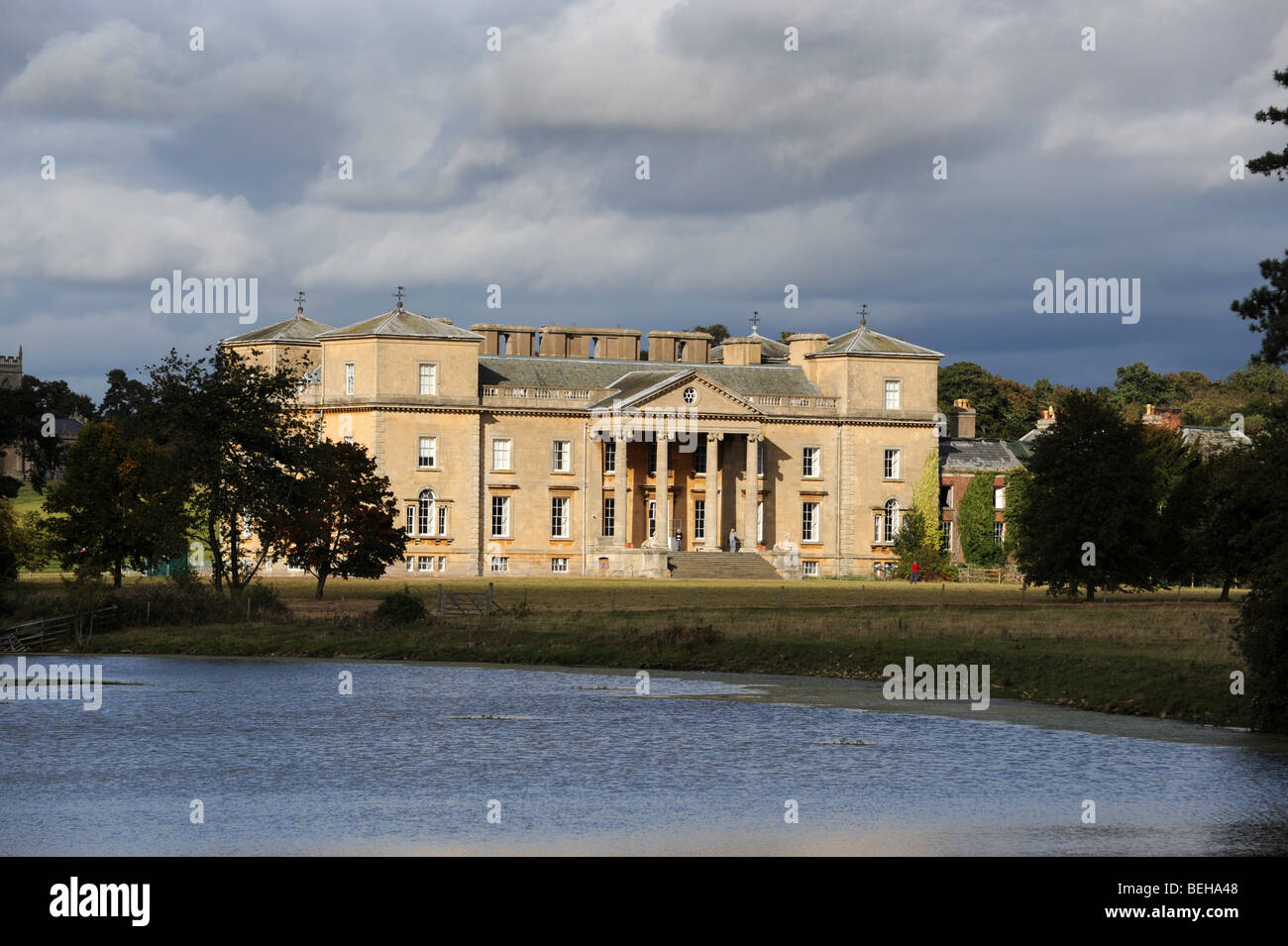 Croome Court at Croome Park in Worcestershire Stock Photo