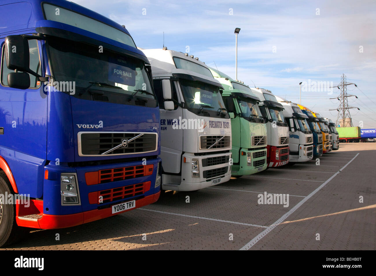 Volvo FH 420 Secondhand trucks for Sale, Volvo Middlesbrough, Teeside. UK  Stock Photo - Alamy